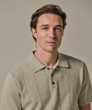 Load image into Gallery viewer, Profuomo - Aero Ease Polo, Beige Striped
