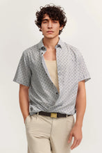 Load image into Gallery viewer, Bugatti - Short-Sleeved Button Down Shirt, Olive Micro-pattern
