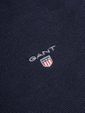 Load image into Gallery viewer, GANT - Casual Cotton Half-Zip Sweater, Evening Blue
