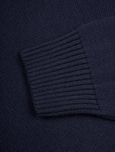 GANT - Casual Cotton Half-Zip Sweater, Evening Blue