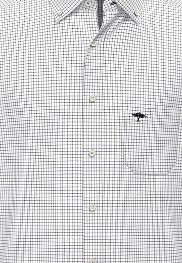 Fynch-Hatton - Supersoft Oxford Shirt, Navy Check (XXL Only)