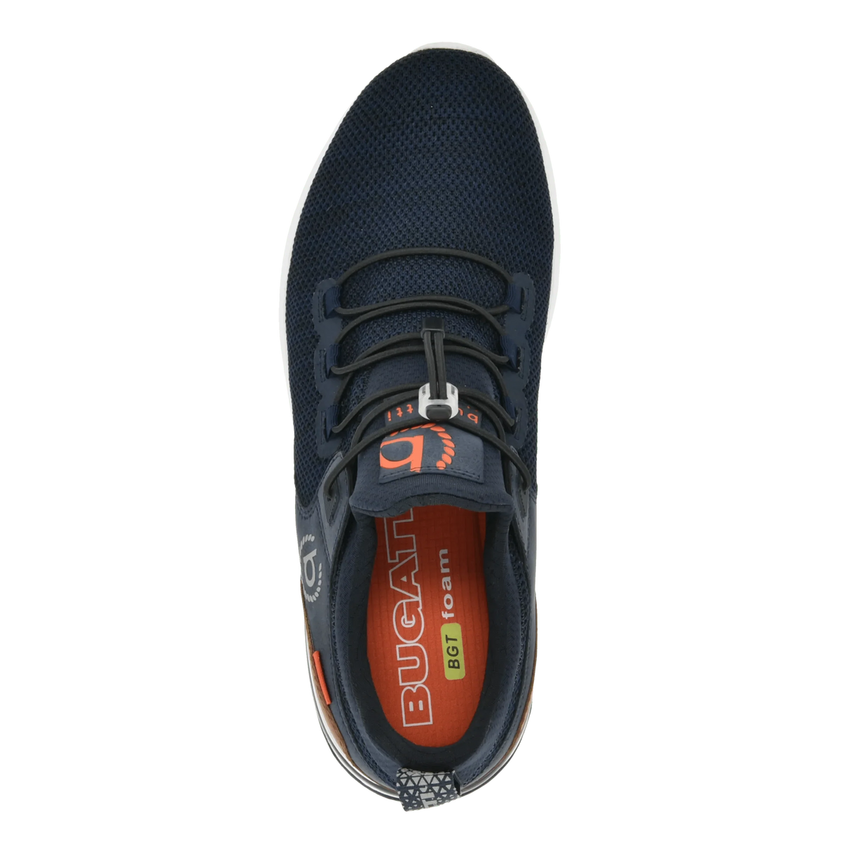 Bugatti - Mesh Casual Trainer, Navy, Nimbus