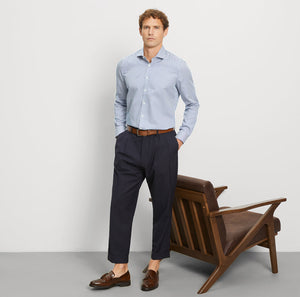 Olymp - Luxor Body Fit Shirt, Blue Stripes