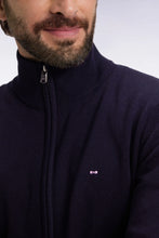 Load image into Gallery viewer, Eden Park - Wool Blend Full Zip Cardigan, Navy
