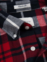 Load image into Gallery viewer, GANT - Reg Flannel Check Shirt, Ruby Red

