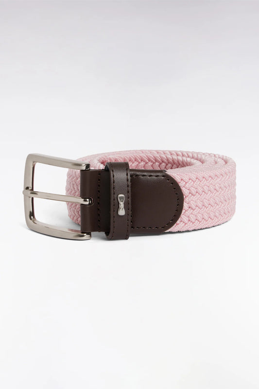 Eden Park - Elastic Textile Belt, Pink