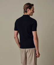 Load image into Gallery viewer, Profuomo - Luxury Ribbed Polo, Navy
