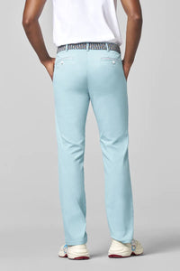 Meyer - Roma Comfort Fit Fine Cotton Chino, Aqua