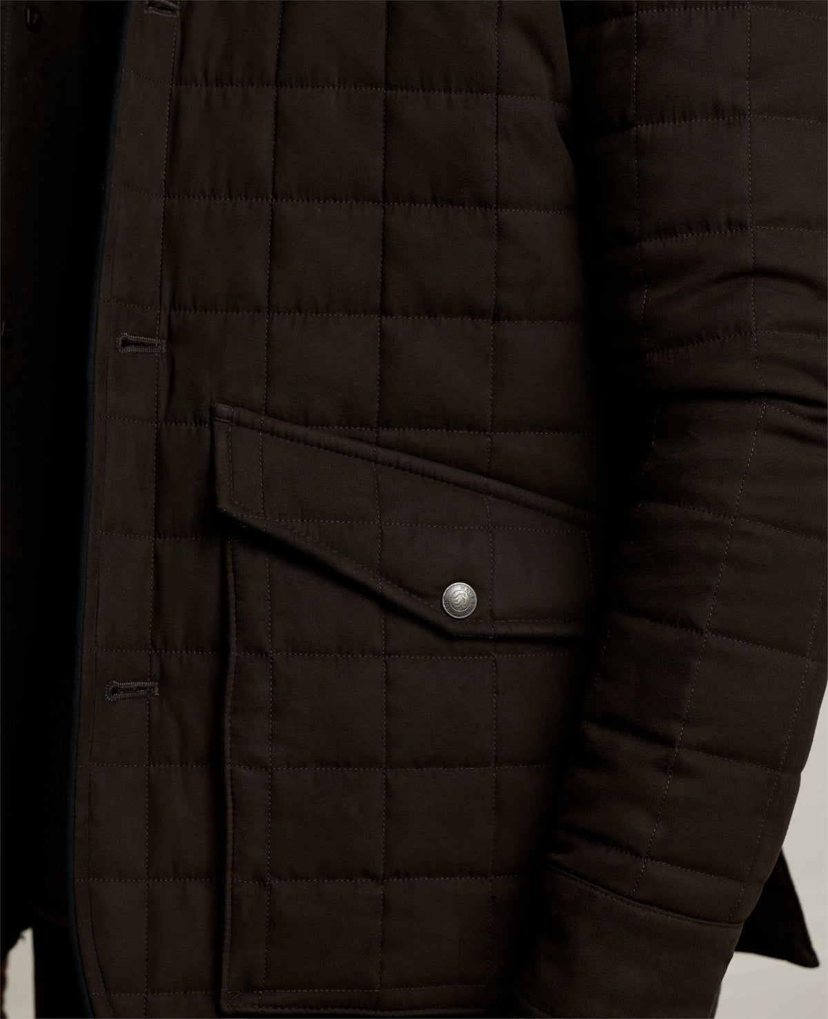 Magee - Glenveigh Quilted Jacket, Chocolate Brown (M & L Only)