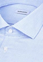 Load image into Gallery viewer, Seidensticker - Slim Fit Shirt, Mid-Blue Structure
