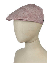 Load image into Gallery viewer, Bugatti - Checkered Linen Hat, Pink
