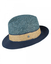 Load image into Gallery viewer, Bugatti - Summer Fedora Hat, Navy
