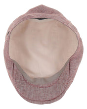 Load image into Gallery viewer, Bugatti - Checkered Linen Hat, Pink
