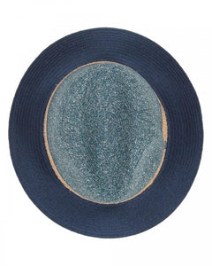 Bugatti - Summer Fedora Hat, Navy