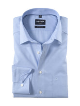 Load image into Gallery viewer, OLYMP -  Luxor Modern Fit Blue Check Shirt
