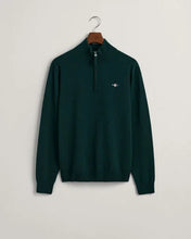 Load image into Gallery viewer, GANT - 3XL, Super Fine Lambswool Half-Zip Sweater, Tartan Green
