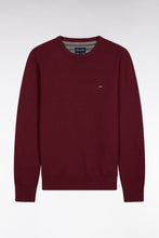 Load image into Gallery viewer, Eden Park - Heavy Cotton Round Neck Sweater, Burgundy
