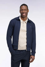 Load image into Gallery viewer, Eden Park - Cotton Collared Zip-Up Sweatshirt, Navy
