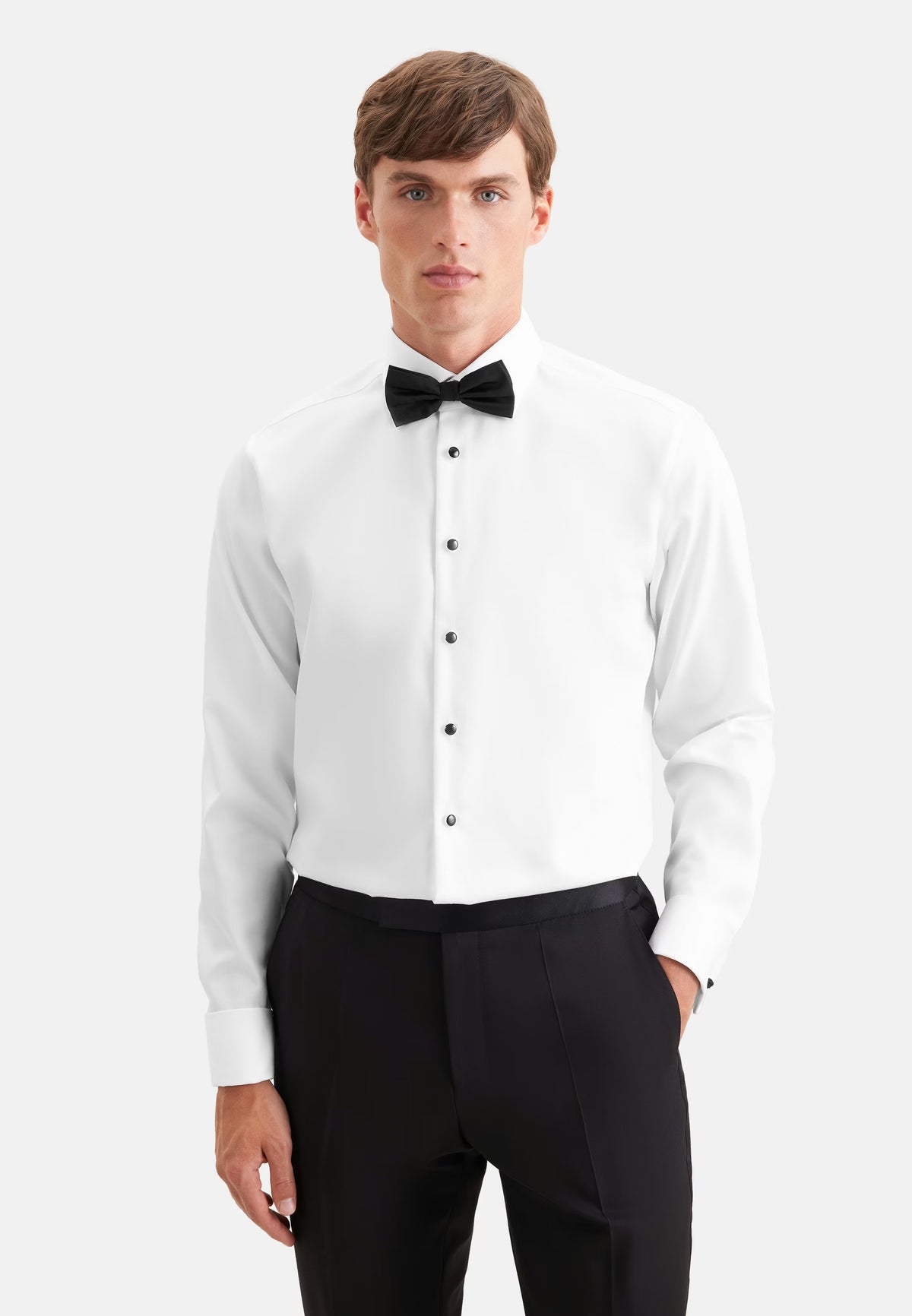 Seidensticker - Slim Fit Dress Shirt, White