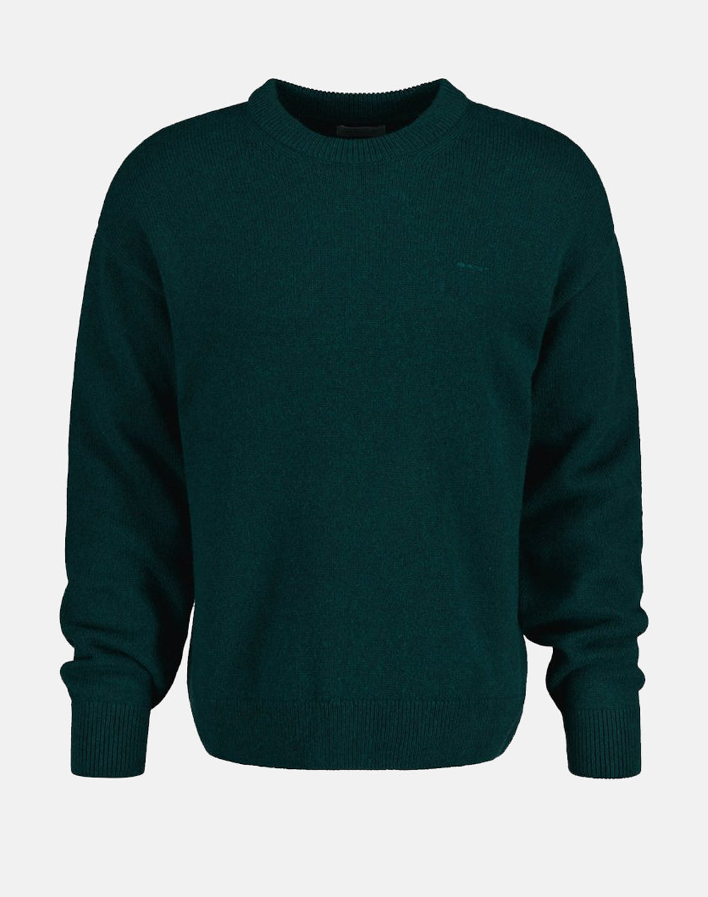 GANT - Casual Cotton Wool C-neck, Tartan Green (2XL only)