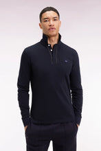 Load image into Gallery viewer, Eden Park - Long-sleeve Cotton Polo Shirt, Navy
