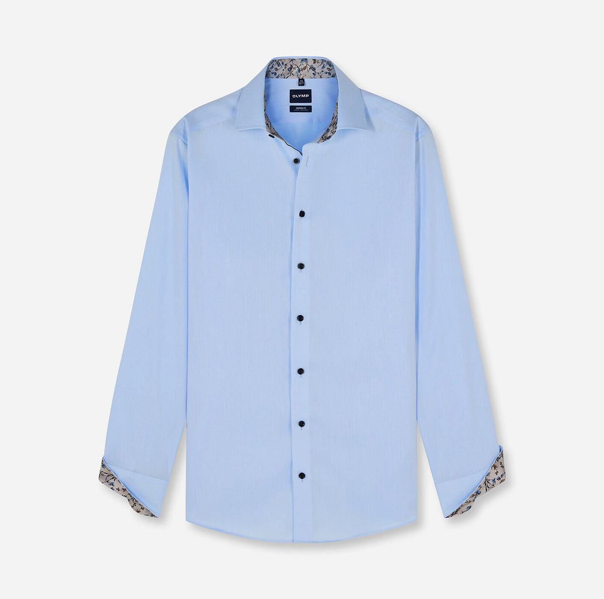 OLYMP - Luxor Modern Fit Global Kent Business Shirt, Sky
