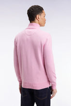 Load image into Gallery viewer, Eden Park - Wool Blend Trucker Neck Quarter-Zip, Pink (3XL Only)
