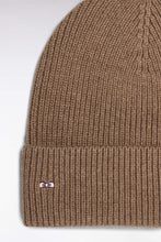 Load image into Gallery viewer, Eden Park - Wool Blend Ribbed Beanie, Coffee Beige
