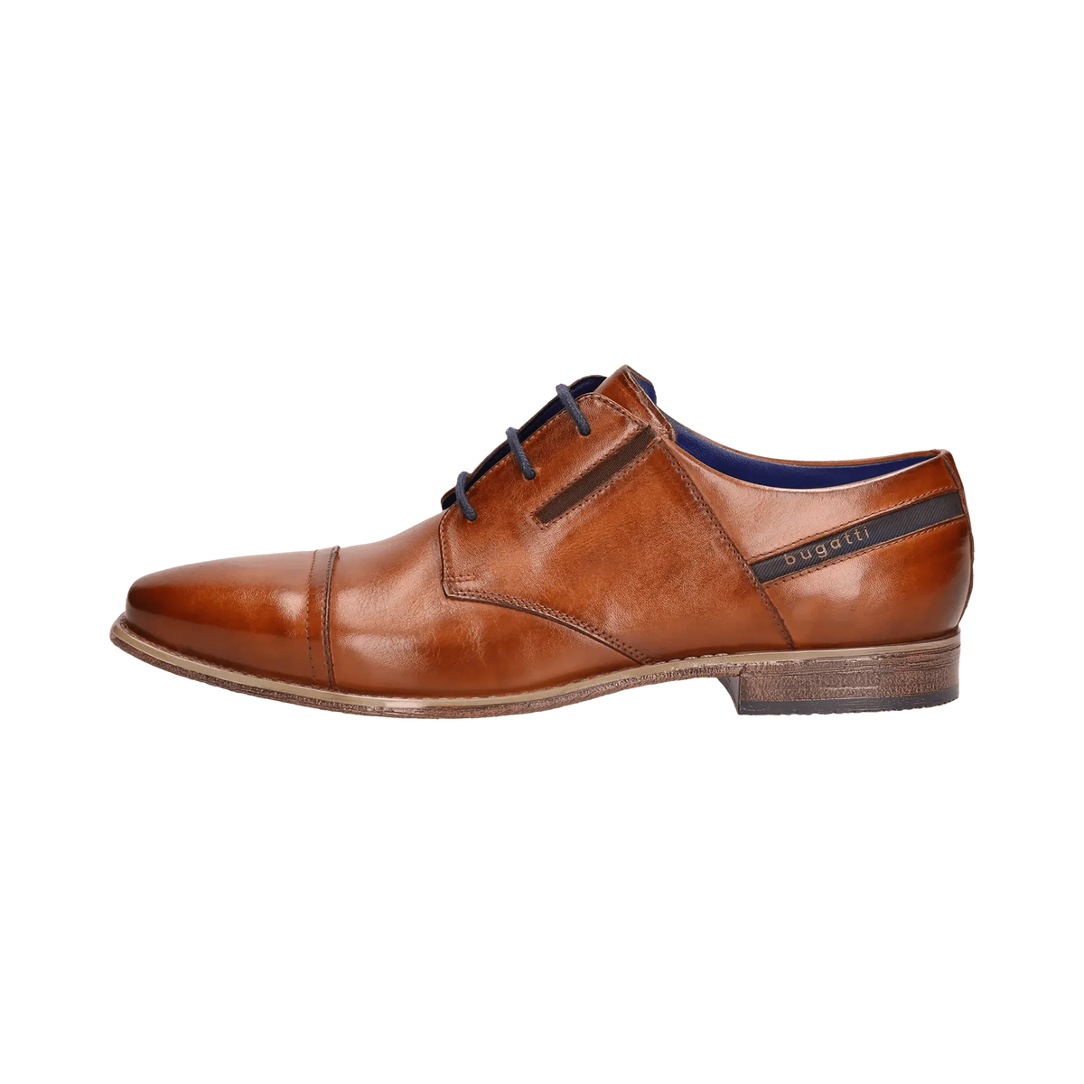 Bugatti - Leather Business Lace-Up Shoe, Cognac, Steph