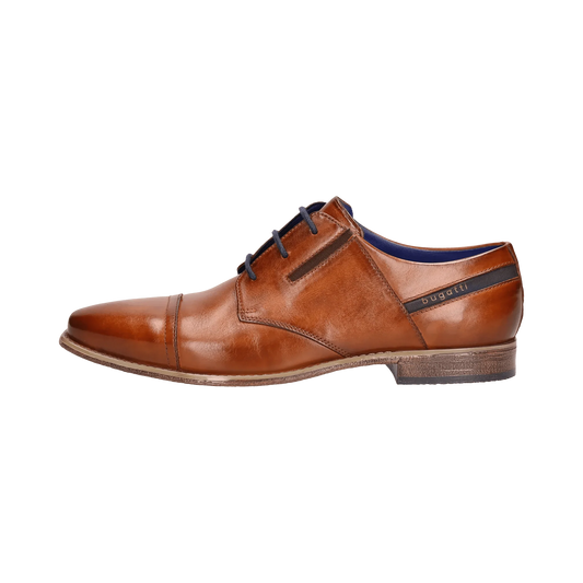 Bugatti - Leather Business Lace-Up Shoe, Cognac, Steph