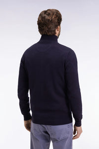 Eden Park - Wool Blend Full Zip Cardigan, Navy