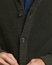 Load image into Gallery viewer, Magee - Inver Rib Cardigan, Forest Green
