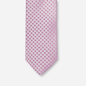 Olymp- Silk Pokadot Tie, Mauve