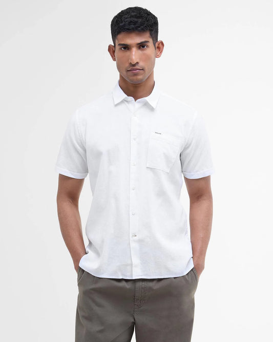 Barbour - Nelson Short Sleeve Summer Shirt, White