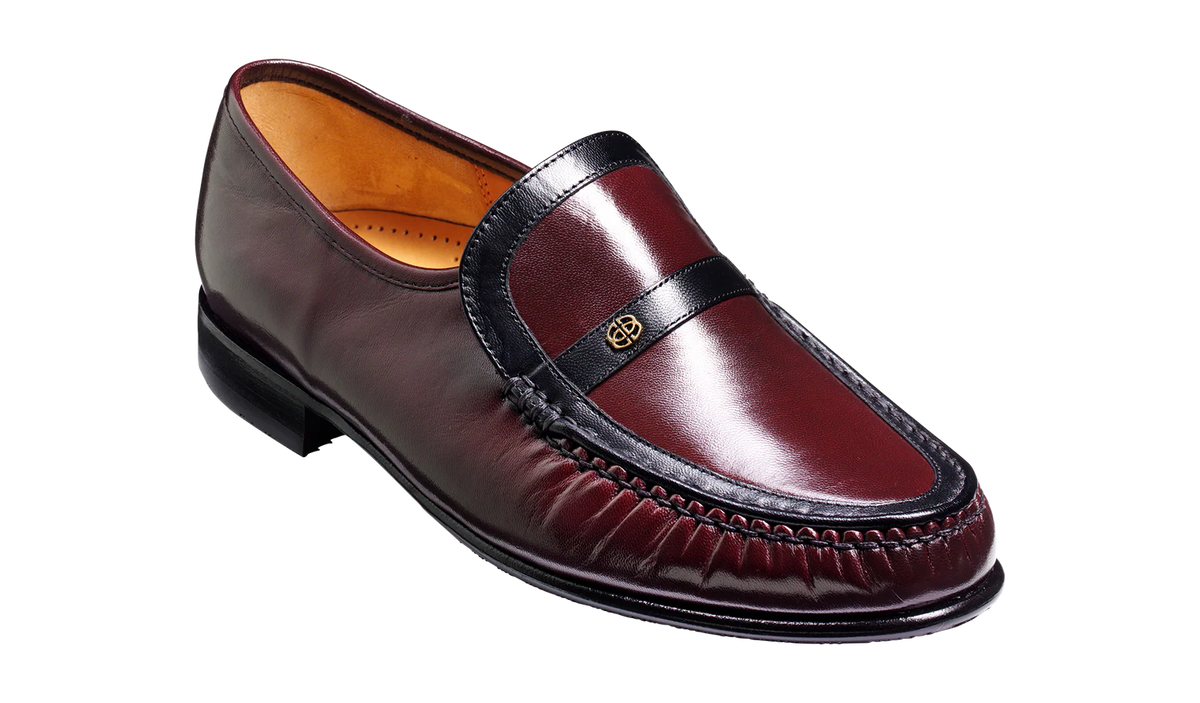 Barker - Jefferson, Burgandy/Black Kid
