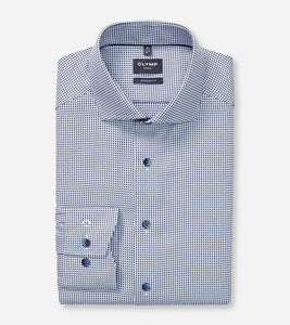OLYMP - Luxor Modern Fit Business Shirt, Royal Kent, Marine