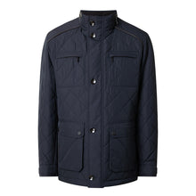 Load image into Gallery viewer, Bugatti - Quilted Field Coat, Navy
