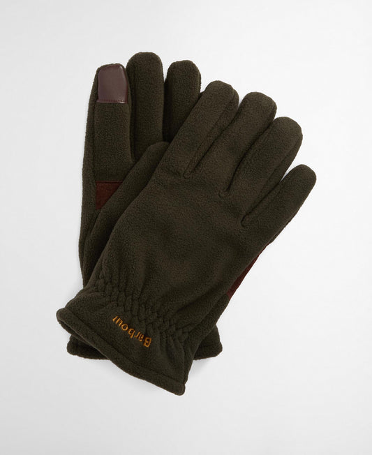 Barbour - Coalford Fleece Gloves, Olive