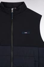 Load image into Gallery viewer, Eden Park - Two-Tone Sleeveless Jacket, Navy
