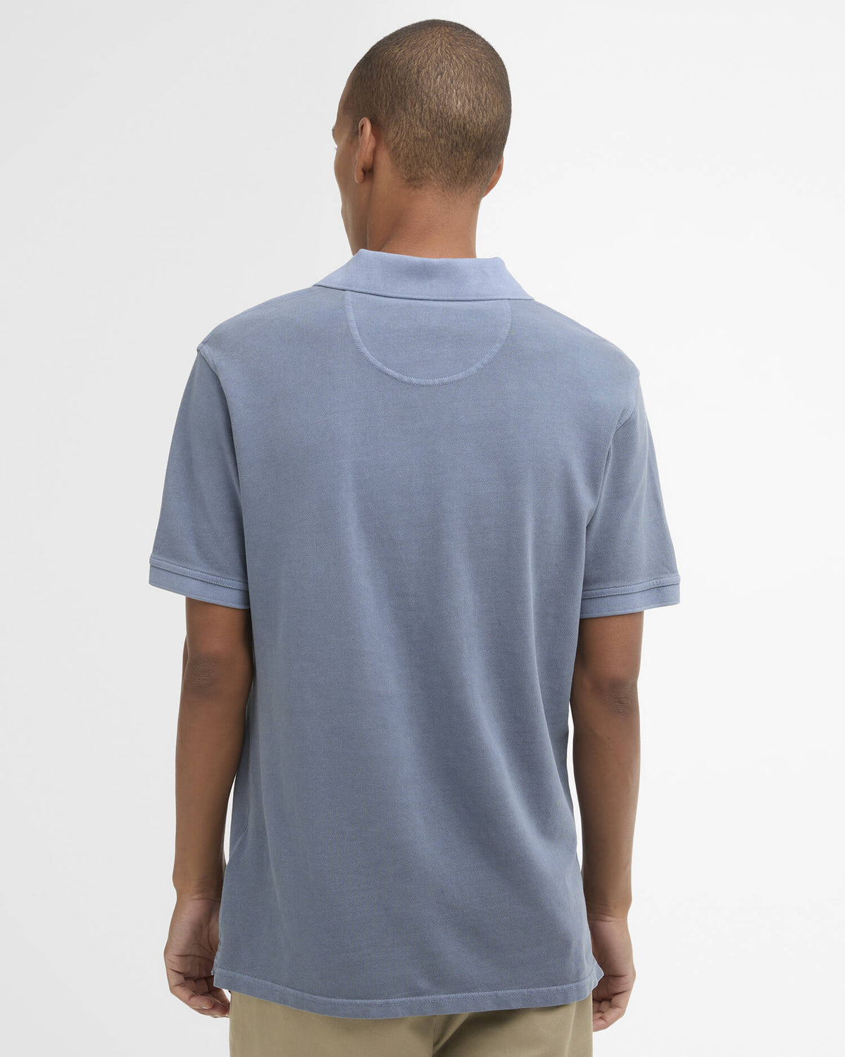Barbour - Washed Tartan Tailored Fit Pique Polo Shirt - Washed Blue