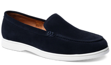 Load image into Gallery viewer, Barker - Suede Loafer Navy, Bilbao
