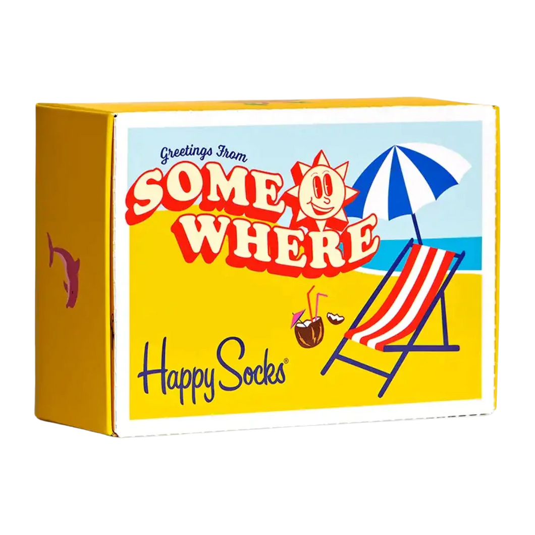 Happy Socks - Greetings From Somewhere 2 Pack