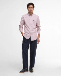 Barbour - Turner Tailored Houndstooth Shirt, Earth Pink