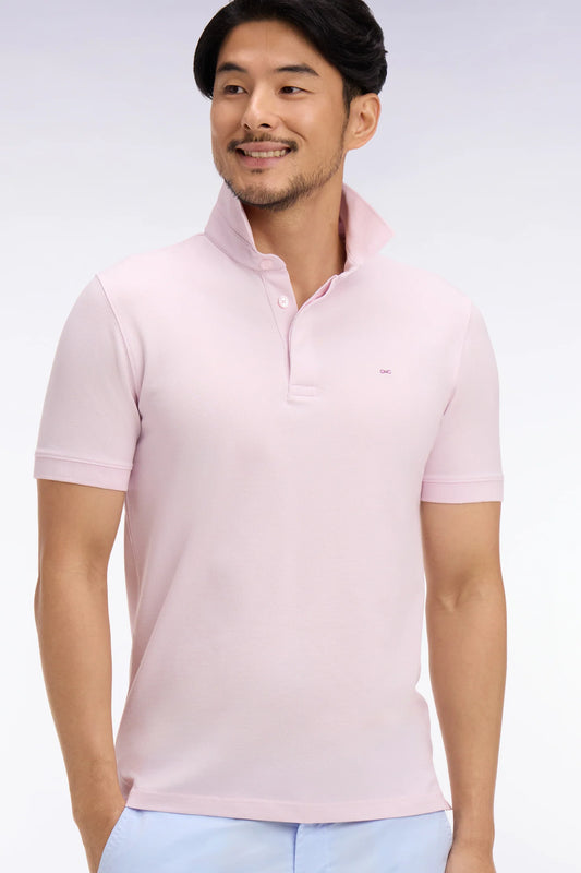 Eden Park - Cotton Polo Shirt Slim, Pink