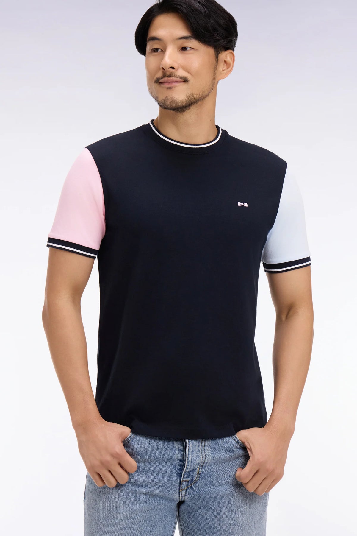Eden Park - Cotton T-Shirt, Tricolour