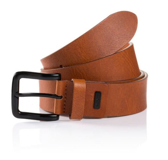 Monti - Genova Leather Belt, Tan