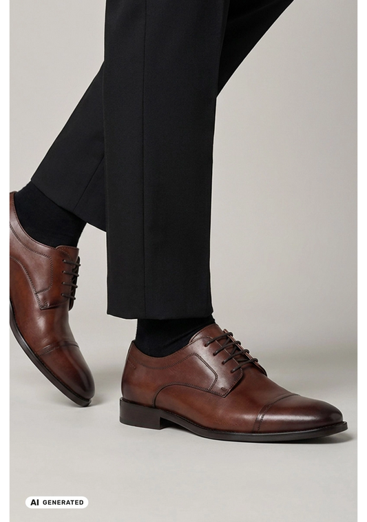 Carl Gross - Toe Cap Darby, Burgundy, Leo