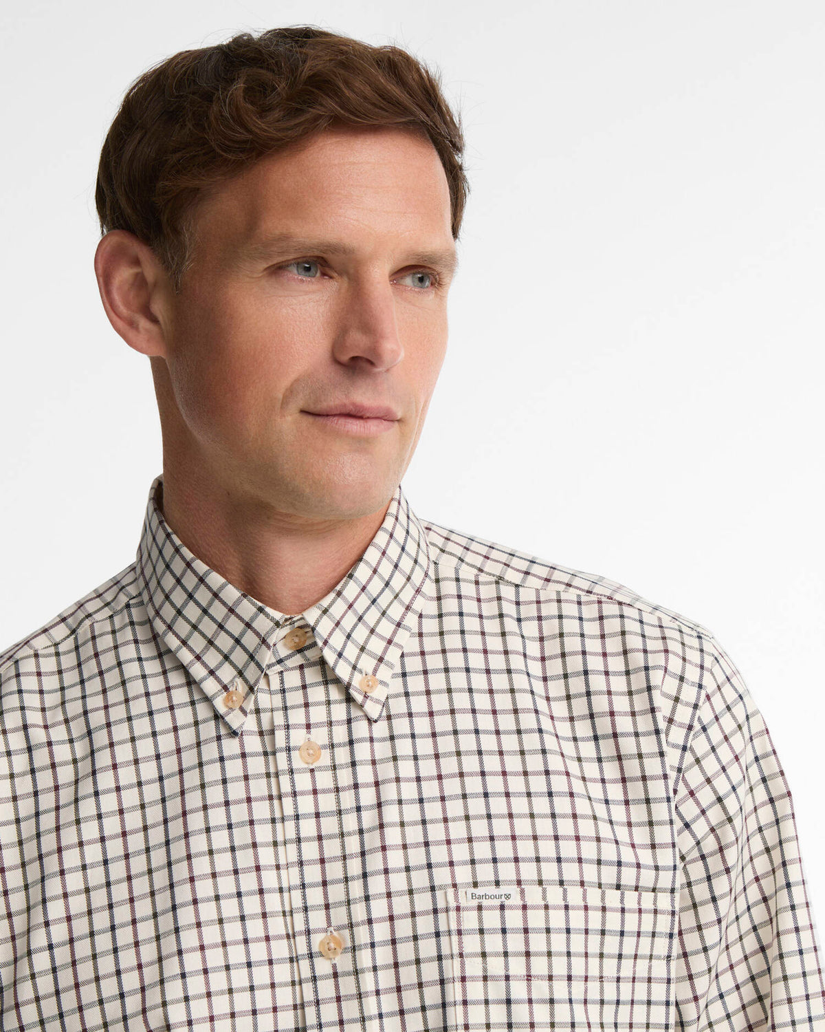 Barbour - Sporting Tattersall Regular Fit Shirt, Dark Bordeaux
