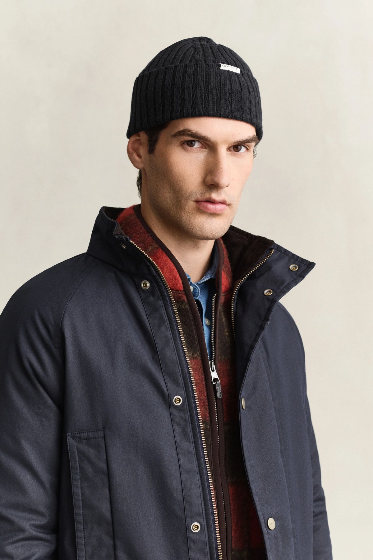 GANT - Merino Wool Hat, Black