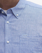 Load image into Gallery viewer, Barbour - Nelson Linen Blend Long-Sleeved Tailored Shirt, Blue
